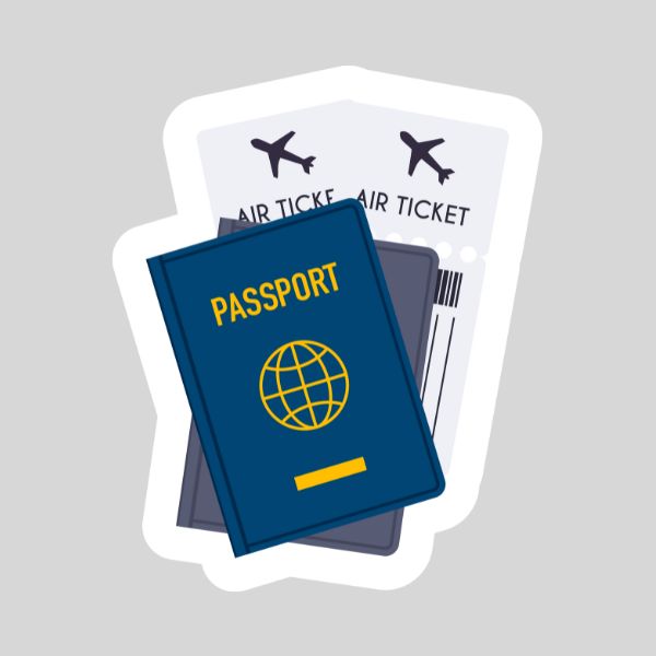 Passport & Air Ticket