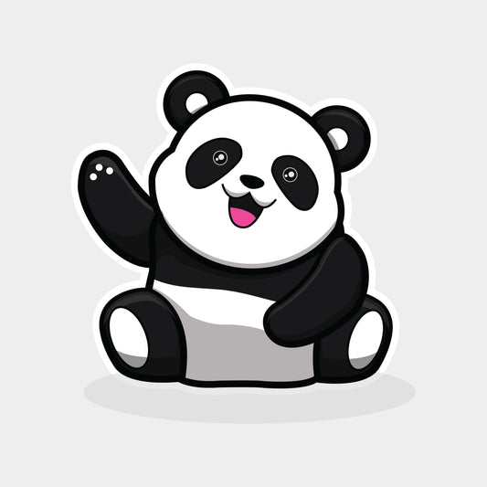 Cute panda say hii